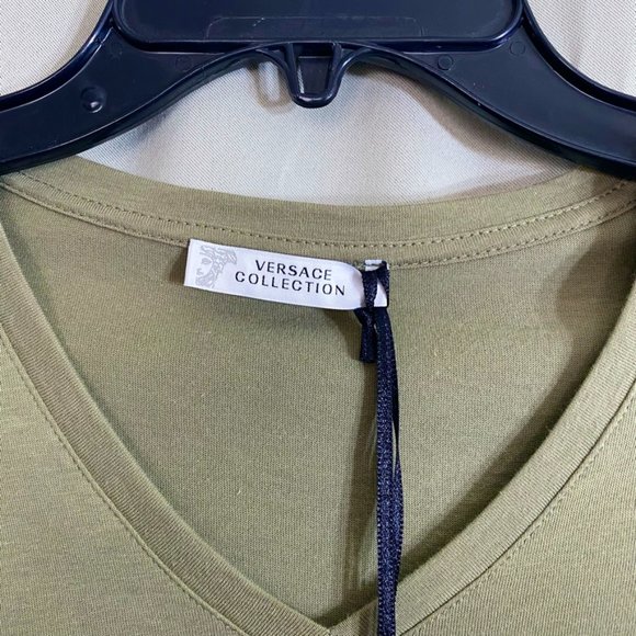 Versace Collection Olive Green Shirt - Picture 3 of 5